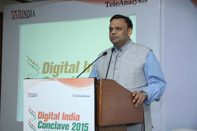 Dr Arvind Gupta, Head IT Cell – BJP addressing the audience